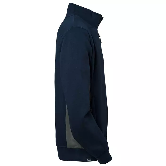 South West Lincoln sweat cardigan, Navy/Grå, large image number 1