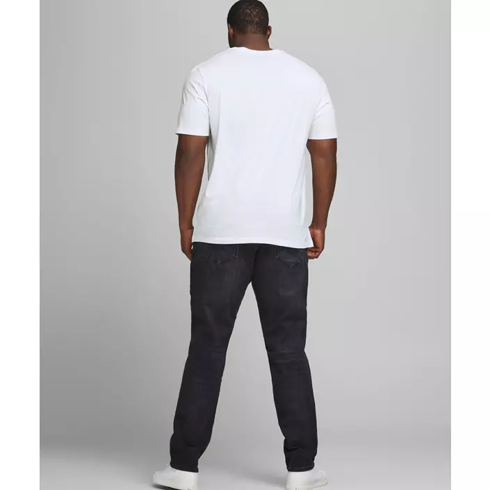 Jack & Jones Plus JJECORP LOGO T-shirt, White , large image number 3