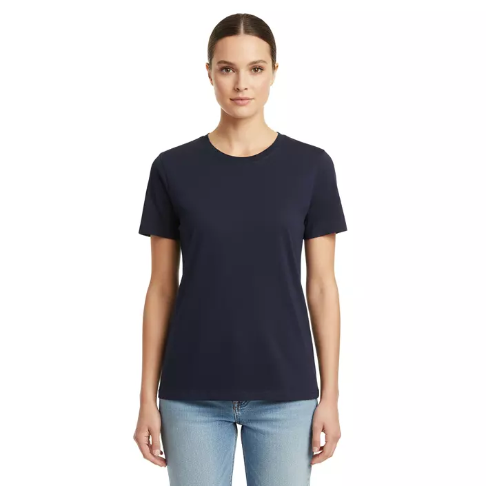 Westborn Basic dame T-shirt, Navy, large image number 1