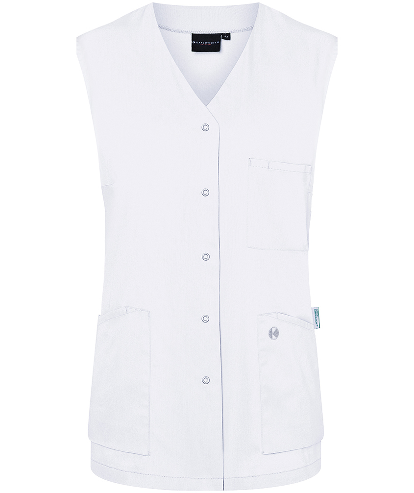 Karlowsky Essential sleeveless women's tunic, White
