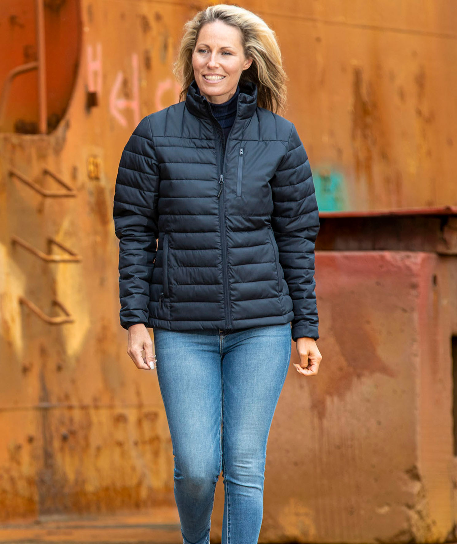 Matterhorn Haddow women's quilted jacket, Navy, large image number 3