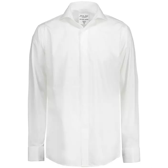 Seven Seas Poplin Tuxedo modern fit dress shirt, White, large image number 0