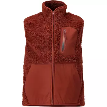 Mascot Customized fibre pile vest, Autumn red