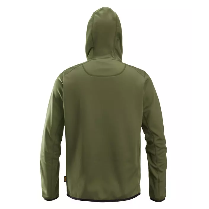 Snickers AllroundWork fleece hoodie 8058, Khaki green, large image number 1