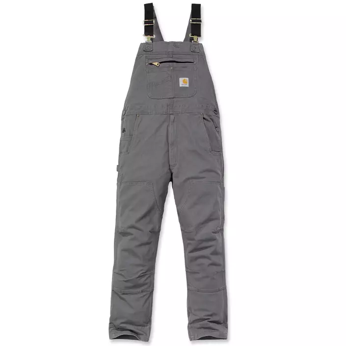 Carhartt Rigby hängselbyxa full stretch, Gravel, large image number 0
