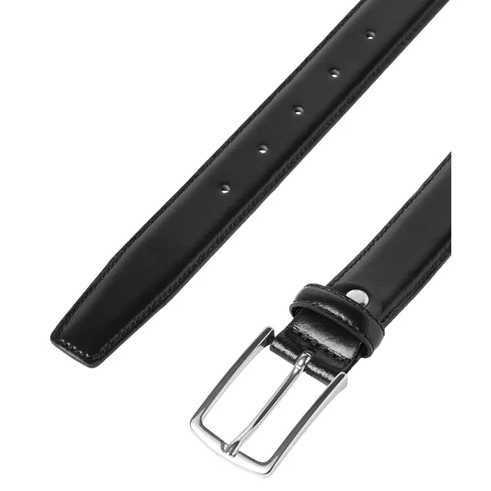 Jack & Jones JACCHRISTOPHER leather belt, Black, large image number 2