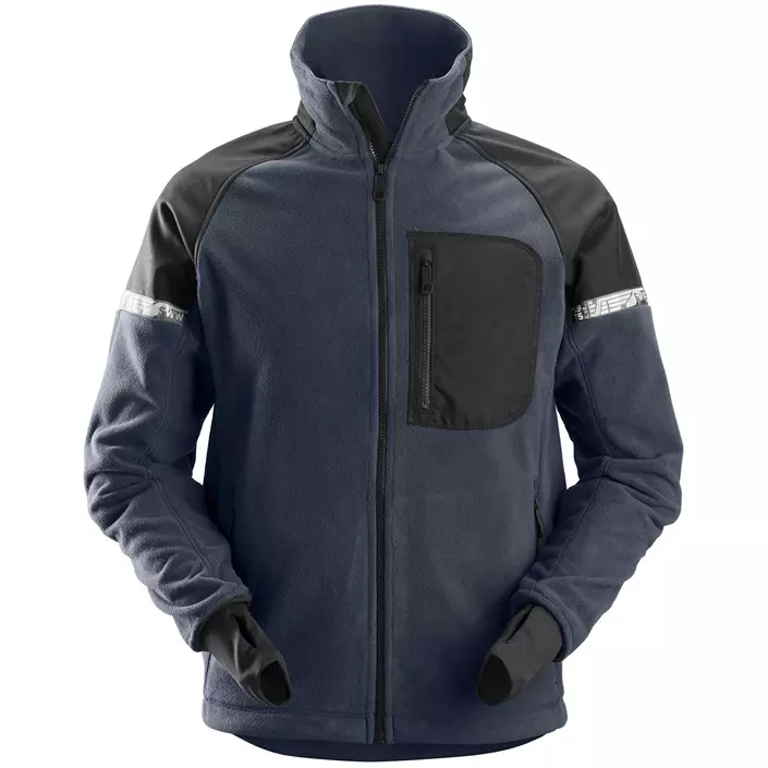 Snickers AllroundWork fleece jacket 8005, Navy/Black, large image number 0