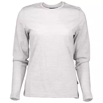 Westborn women's long-sleeved functional undershirt with merino wool, Light Grey