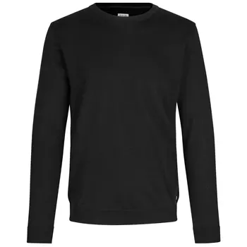 Seven Seas knitted pullover with merino wool, Black