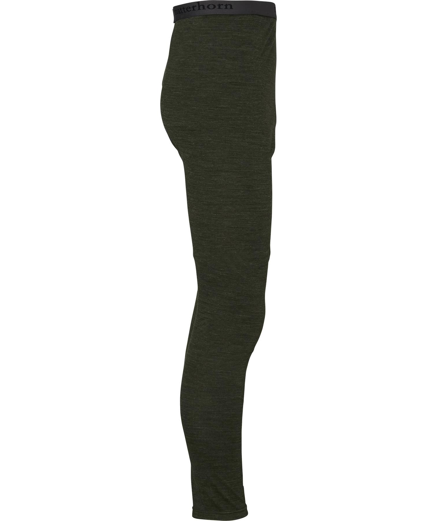 Matterhorn Balmat long johns with merino wool, Black/Green, large image number 2