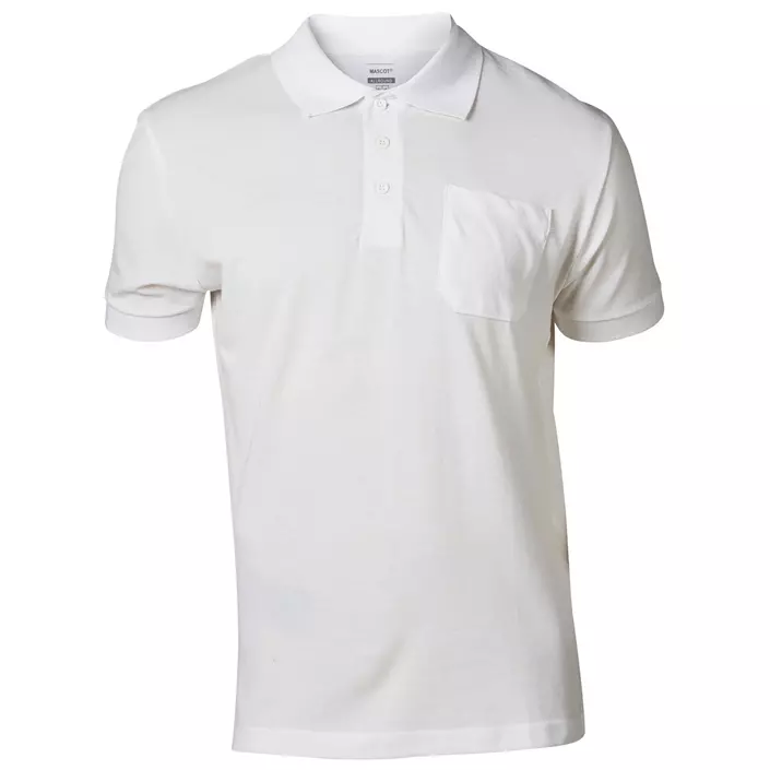 Mascot Crossover Orgon polo shirt, White, large image number 0