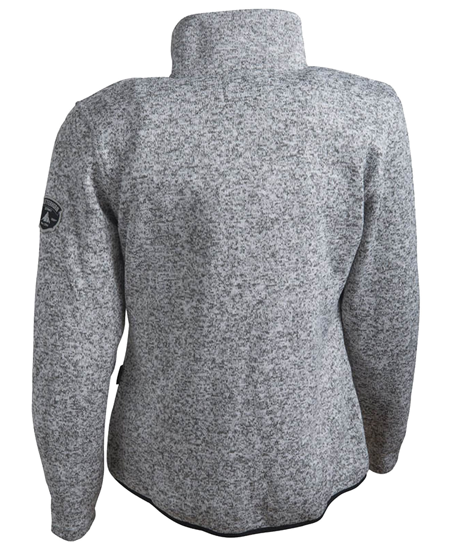 Matterhorn Almer strikket dame fleecejakke, Lysegr&aring;, large image number 2