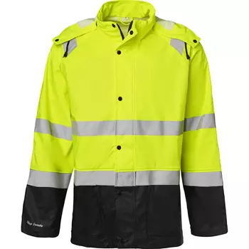 Top Swede rain jacket 180, Hi-vis Yellow/Black
