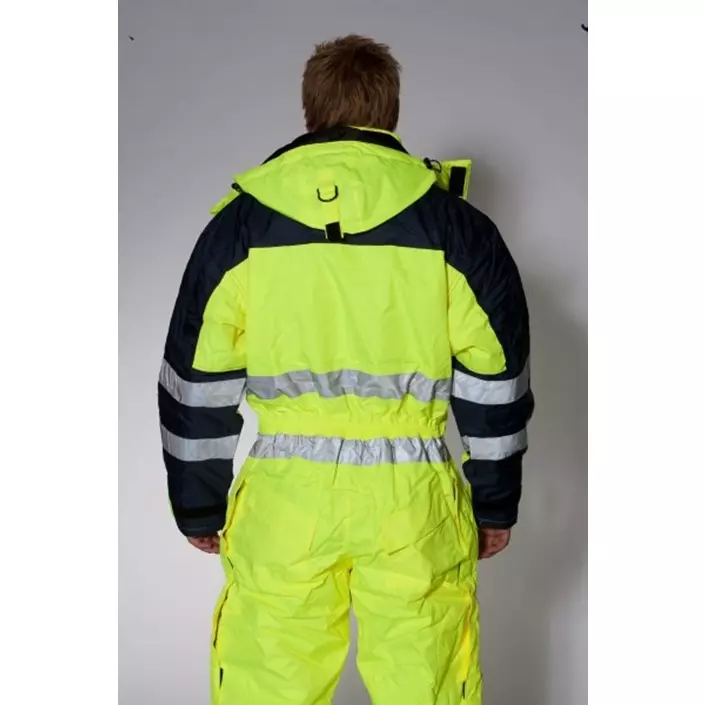 OCEAN thermo coverall, Hi-Vis yellow/marine, large image number 2