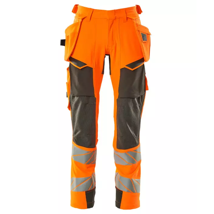Mascot Accelerate Safe craftsman trousers Full stretch, Hi-vis Orange/Dark anthracite, large image number 0