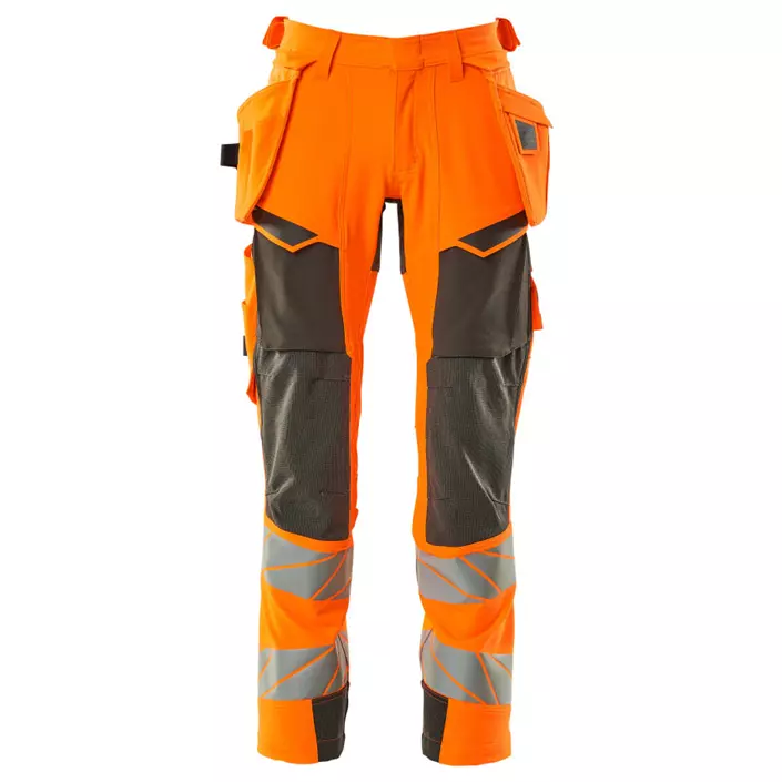 Mascot Accelerate Safe Handwerkerhose Full stretch, Hi-vis Orange/Dunkles Anthrazit, large image number 0