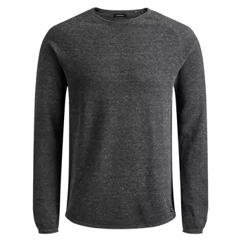 Jack & Jones JJEHILL knitted pullover, Dark Grey Melange