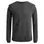 Jack & Jones JJEHILL knitted pullover, Dark Grey Melange, Dark Grey Melange, swatch