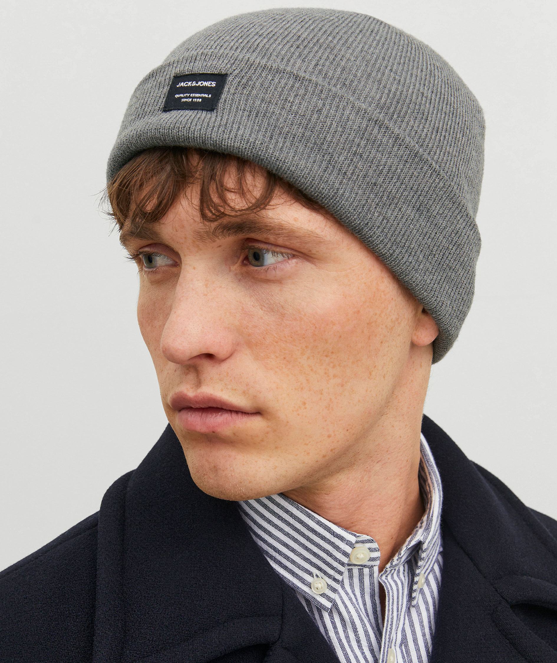 Jack & Jones JACDNA Beanie, Grey melange , Grey melange , large image number 1