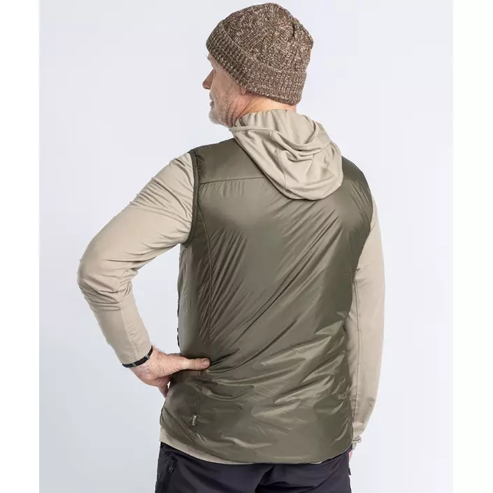 Pinewood Wool Insulation vest, Moss green, large image number 3
