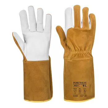Portwest TIG Ultra welder gloves, Brown