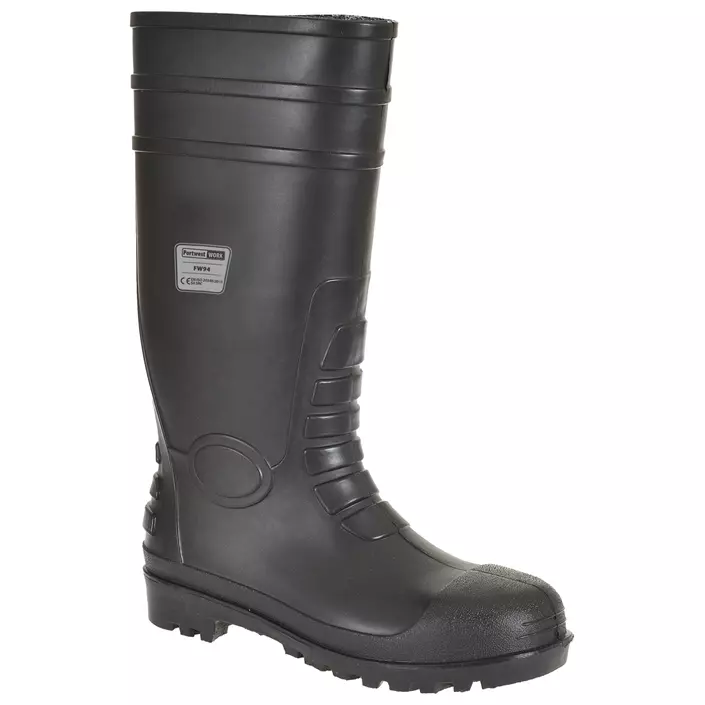 Portwest Classic safety rubber boots S4, Black, large image number 0
