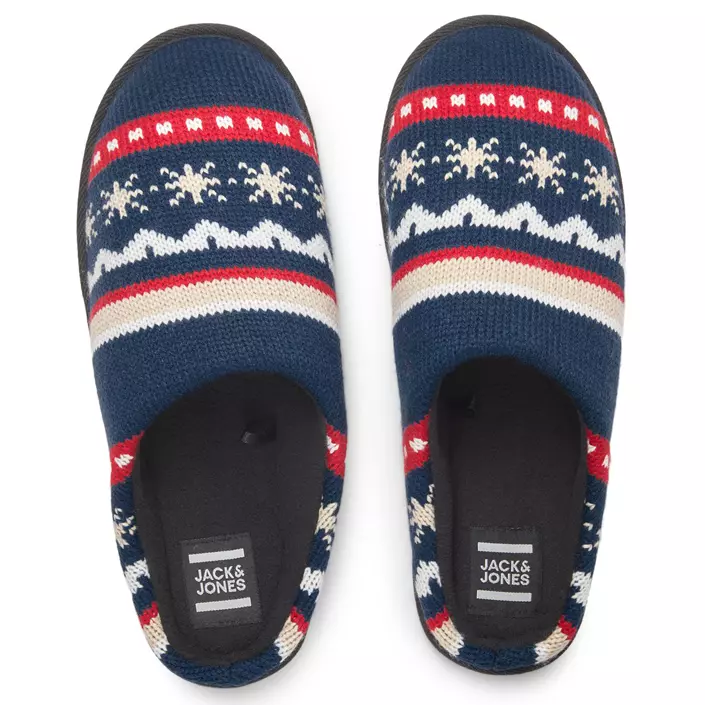 Jack & Jones JFWARCHIE knitted slippers, Nautical Blue, large image number 2