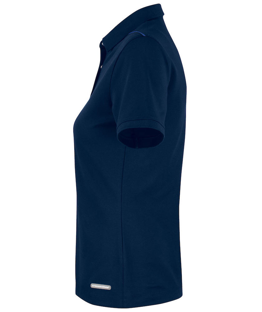 Cutter & Buck Advantage Performance pik&eacute;tr&ouml;ja dam, Dark navy, large image number 3