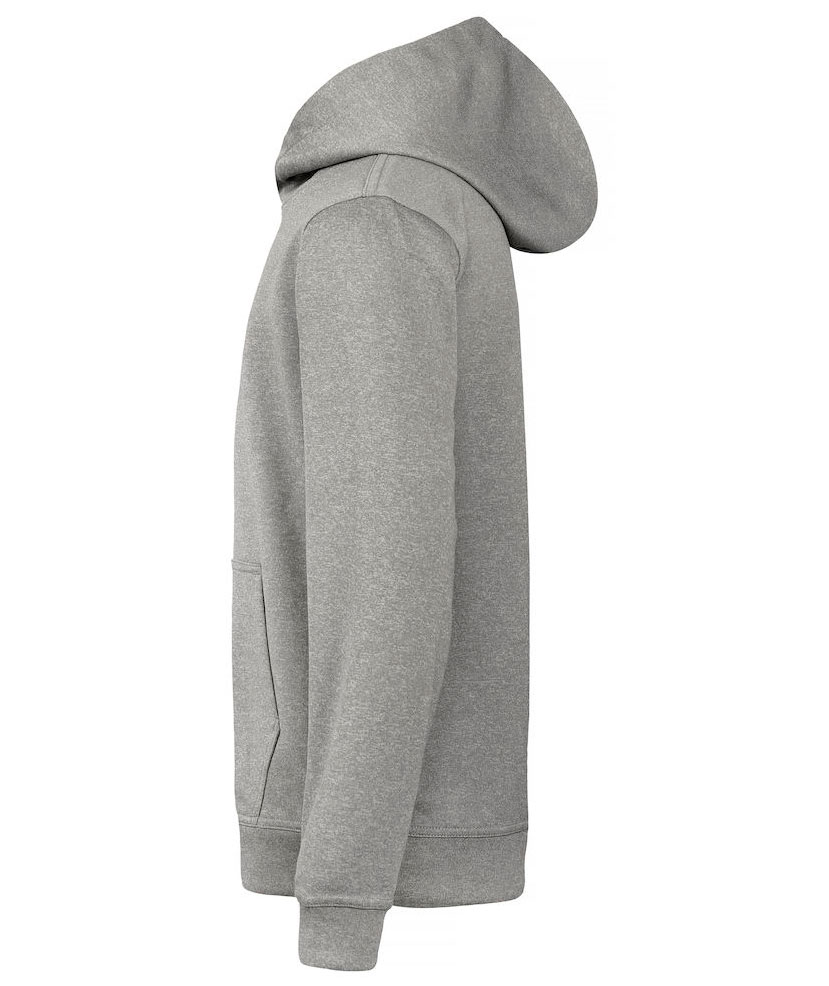 Clique Basic Active hoodie for kids, Grey melange, large image number 2
