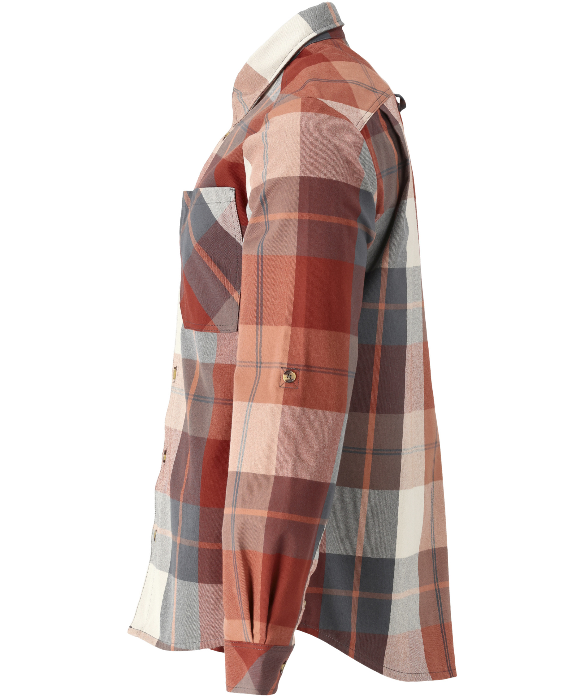 Mascot Customized flannel shirt, Autumn red, large image number 4