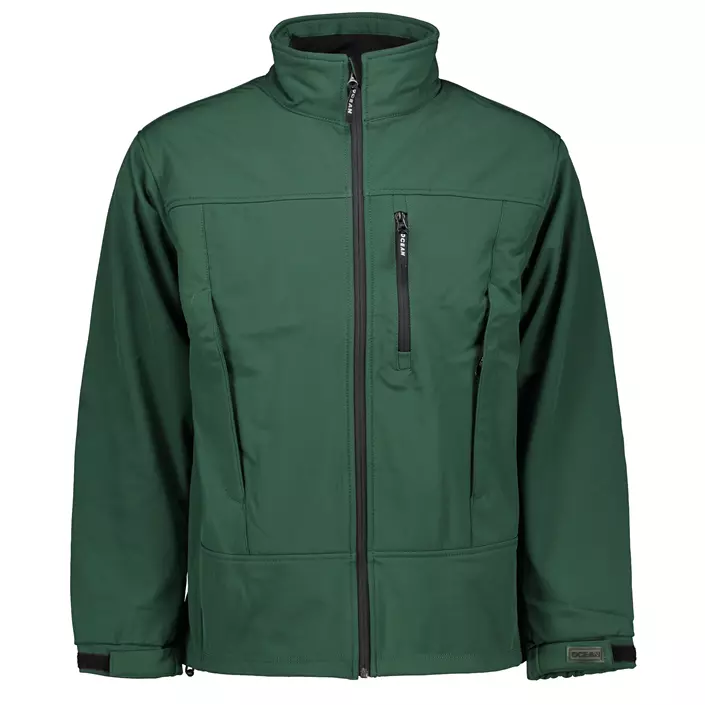 Ocean softshell jacket, Green, large image number 0