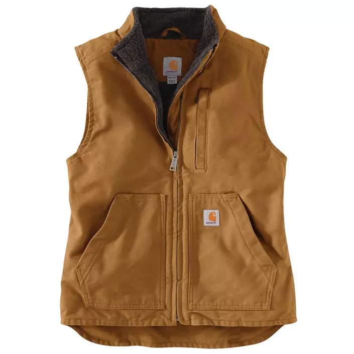 Carhartt Sherpa Mock dame vest, Carhartt Brown, large image number 0