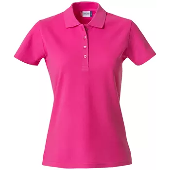 Clique Basic dame polo t-shirt, Bright Cerise