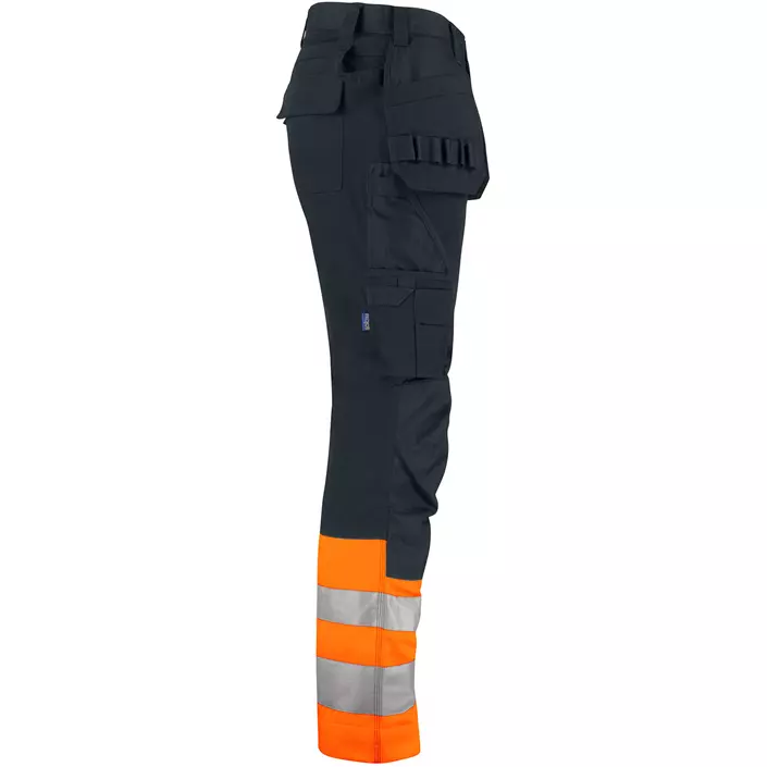 ProJob craftsman trousers 6534, Hi-Vis Orange/Black, large image number 2
