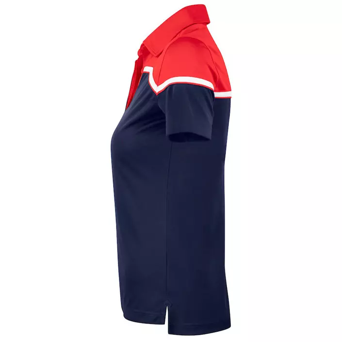 Cutter & Buck Seabeck polo T-skjorte dame, Mørk Navy/Rød, large image number 3