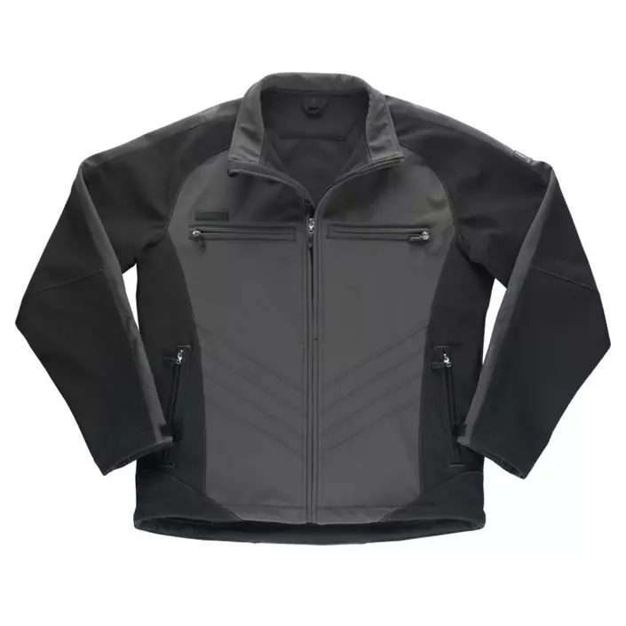 Mascot Unique Dresden softshell jacket, Dark Antracit/Black, large image number 1