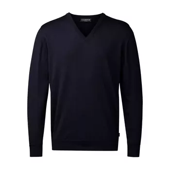 Clipper Milan strikket genser med merinoull, Navy