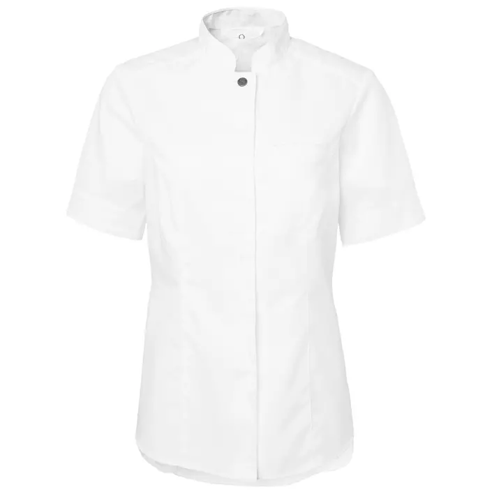 Segers 1024 slim fit short-sleeved women's chefs shirt, White, large image number 0