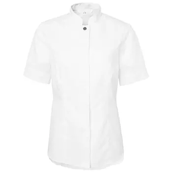 Segers 1024 slim fit kortærmet dame kokkeskjorte, Hvid