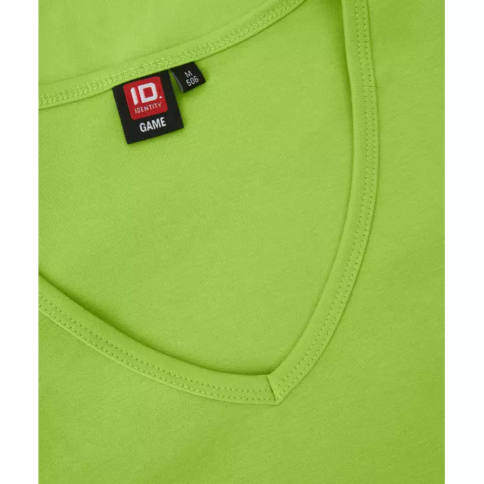 ID Interlock Damen T-Shirt, Lime Grün, large image number 3