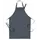 Segers 4579 bib apron with pocket, Grey, Grey, swatch