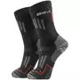 Sievi Winter Arbeitsstrümpfe mit Merino Wolle, Schwarz/Grau/Rot Sievi Winter Arbeitsstrümpfe mit Merino Wolle, Schwarz/Grau/Rot