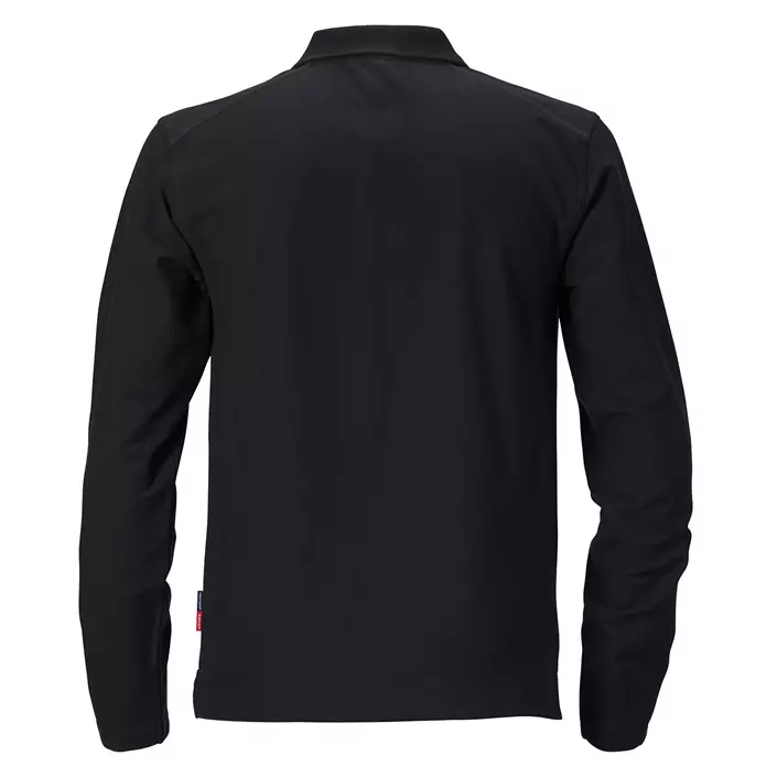 Kansas Match long-sleeved Polo shirt, Black, large image number 2
