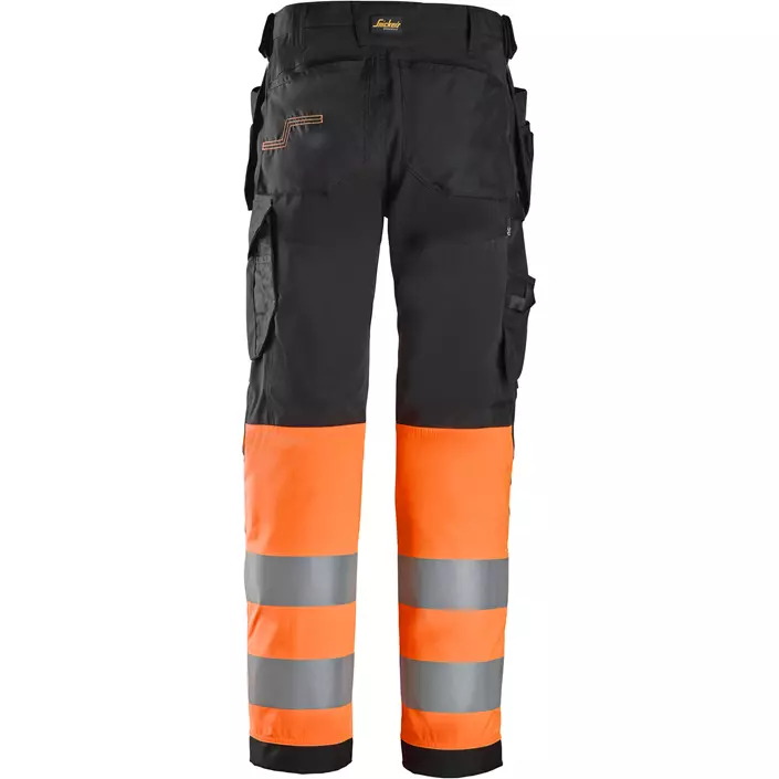 Snickers håndverksbukse, Svart/Hi-vis Oransje, large image number 1