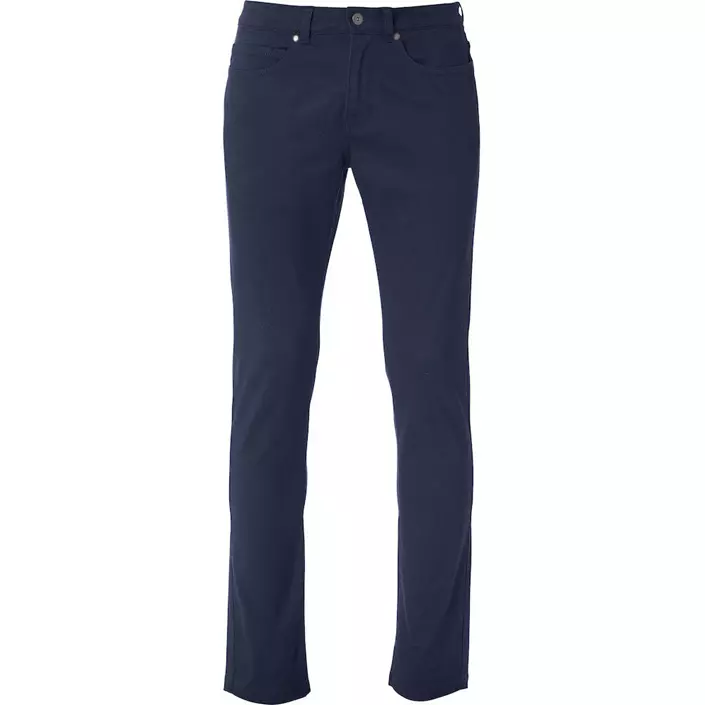 Clique stretch trousers, Dark Marine Blue, large image number 0