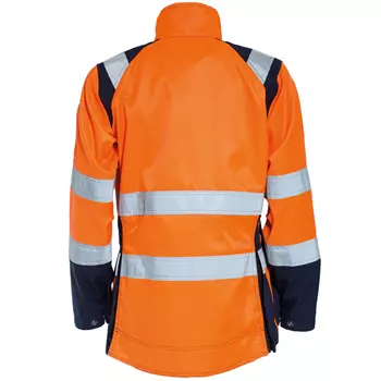 Tranemo Vision HV women's work jacket, Hi-vis Orange/Marine