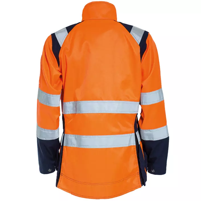 Tranemo Vision HV women's work jacket, Hi-vis Orange/Marine, large image number 1