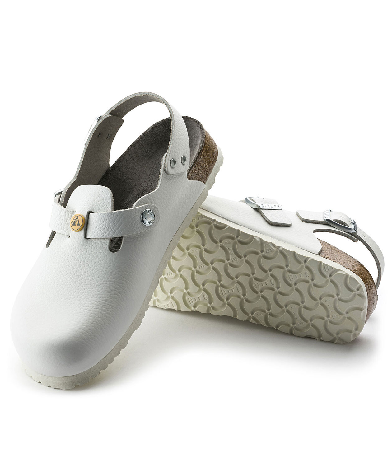 Birkenstock Tokio ESD Regular Fit sandaler, Vit, large image number 2