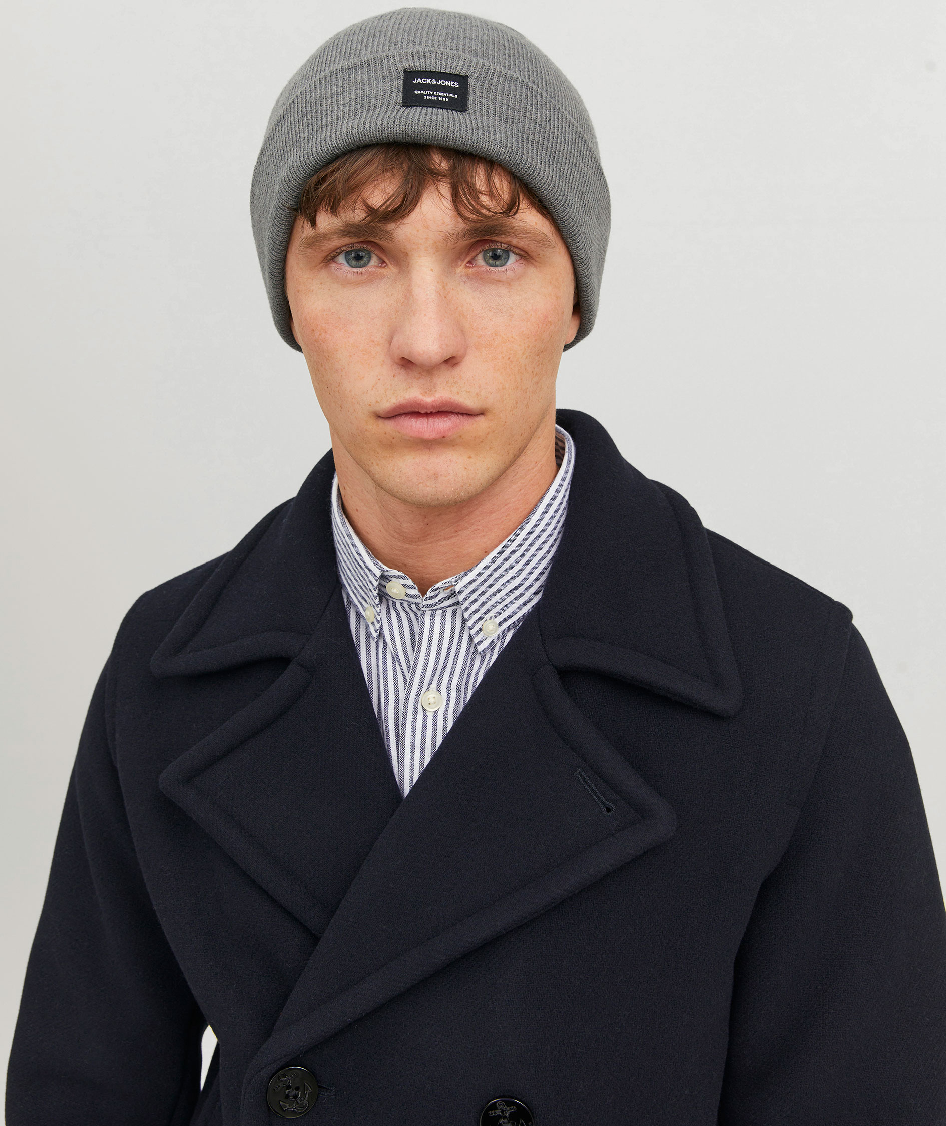 Jack & Jones JACDNA Beanie, Grey melange , Grey melange , large image number 3