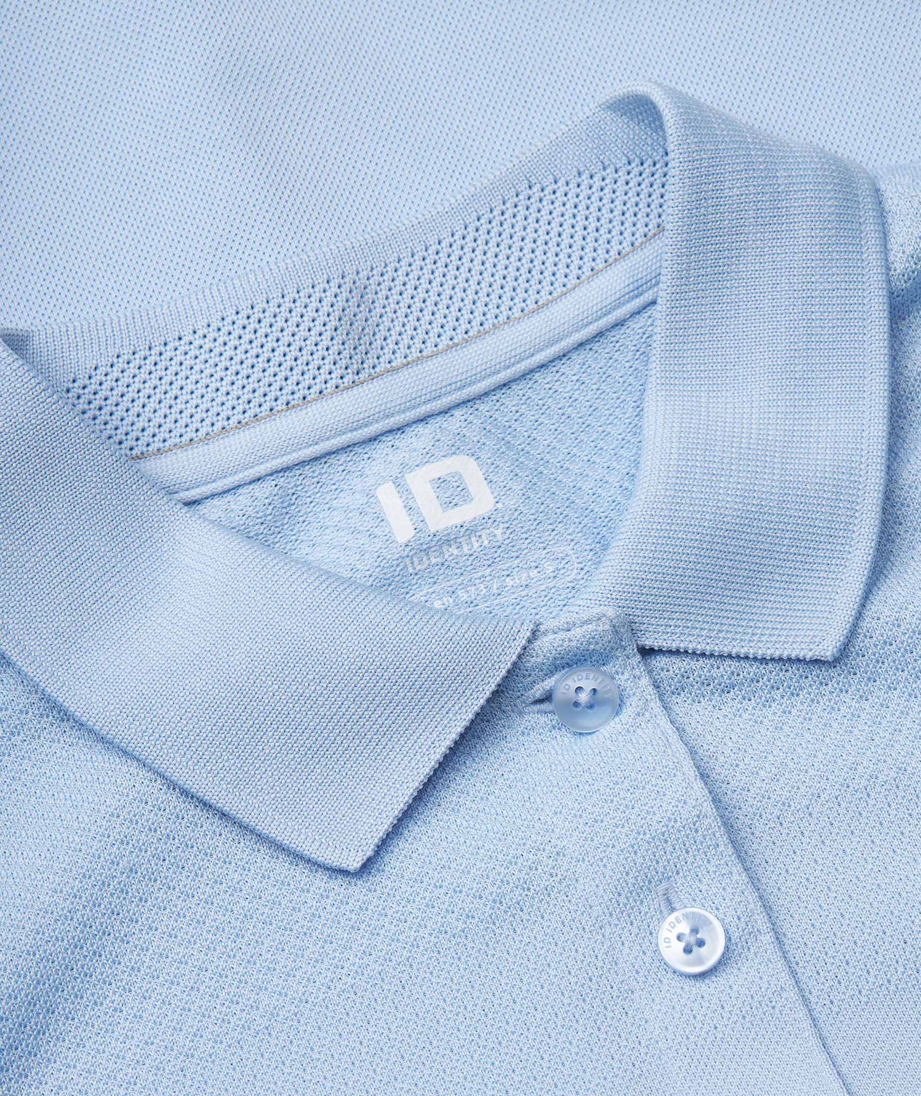 ID Active women's polo shirt, Light Blue, large image number 3